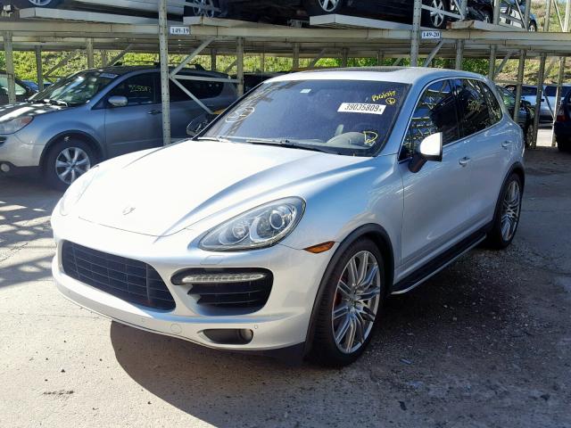 WP1AC2A29BLA85606 - 2011 PORSCHE CAYENNE TU SILVER photo 2