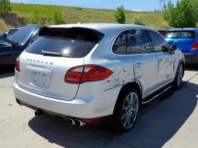 WP1AC2A29BLA85606 - 2011 PORSCHE CAYENNE TU SILVER photo 4