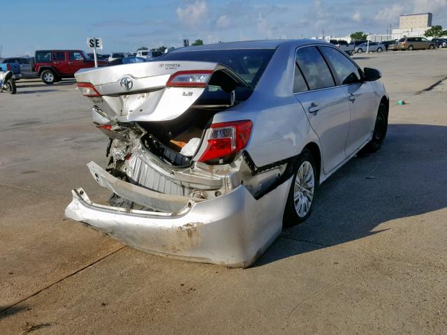 4T1BF1FK1CU086448 - 2012 TOYOTA CAMRY BASE SILVER photo 4