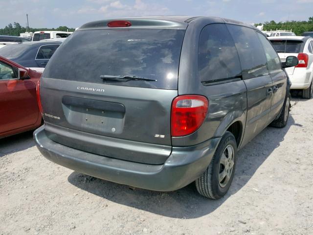 1D4GP25333B121898 - 2003 DODGE CARAVAN SE GREEN photo 4