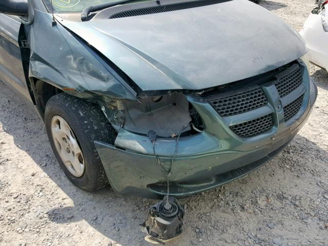 1D4GP25333B121898 - 2003 DODGE CARAVAN SE GREEN photo 9