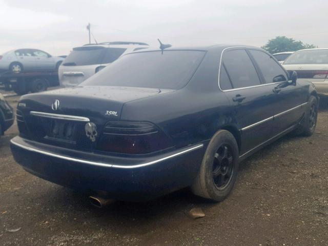 JH4KA96644C003394 - 2004 ACURA 3.5RL BLACK photo 4