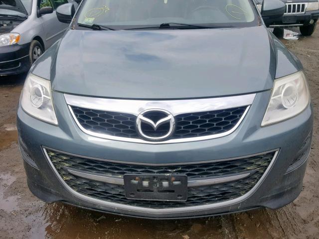 JM3TB3CV4B0307309 - 2011 MAZDA CX-9 BLUE photo 9