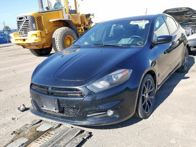 1C3CDFBA9DD138097 - 2013 DODGE DART SXT BLACK photo 2