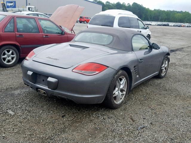 WP0CA2A84AU710295 - 2010 PORSCHE BOXSTER GRAY photo 4