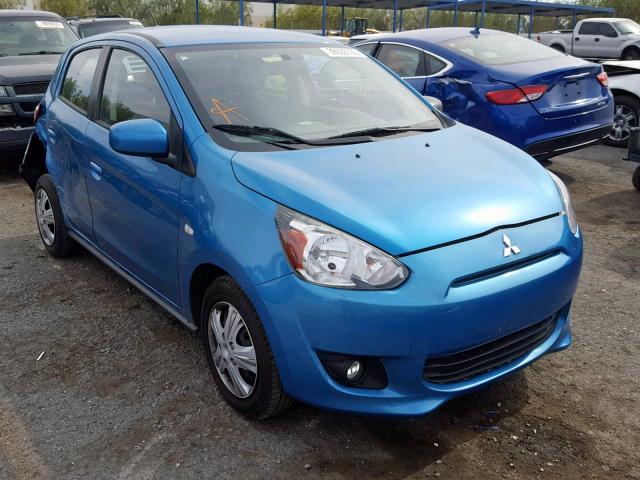 ML32A3HJ1FH052996 - 2015 MITSUBISHI MIRAGE DE BLUE photo 1