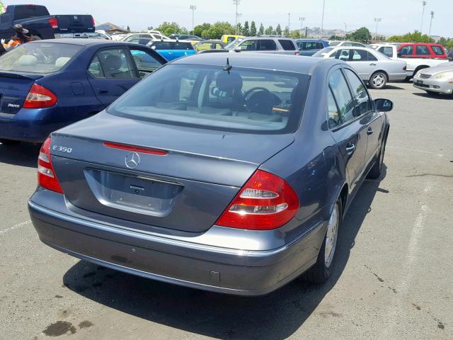 WDBUF56J96A814159 - 2006 MERCEDES-BENZ E 350 CHARCOAL photo 4