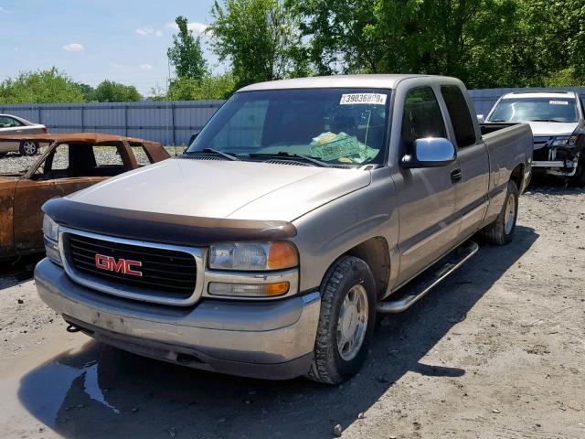 2GTEC19V721369608 - 2002 GMC NEW SIERRA BEIGE photo 2