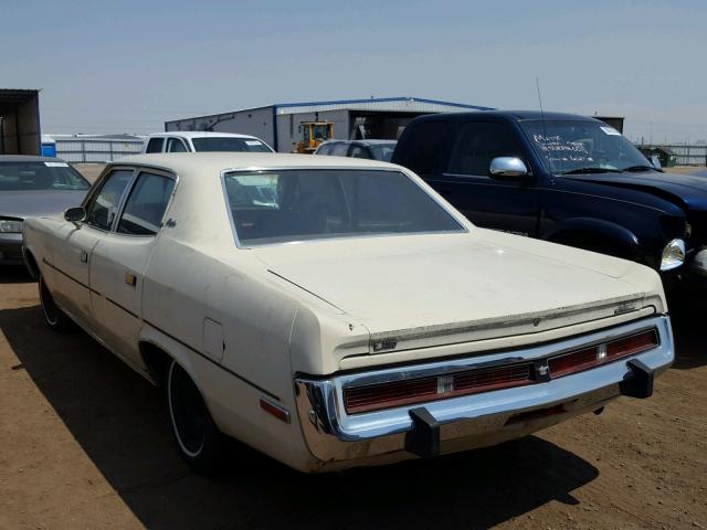 A3A857N387790 - 1973 AMERICAN MOTORS AMBASSADOR BEIGE photo 3