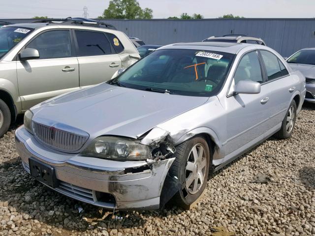 1LNHM87A42Y601335 - 2002 LINCOLN LS SILVER photo 2