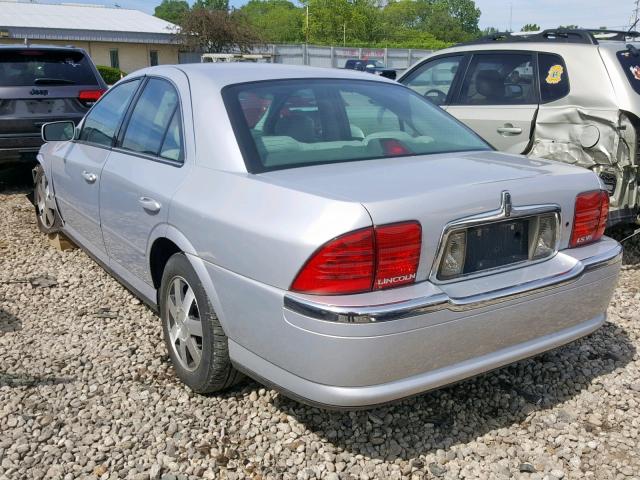 1LNHM87A42Y601335 - 2002 LINCOLN LS SILVER photo 3