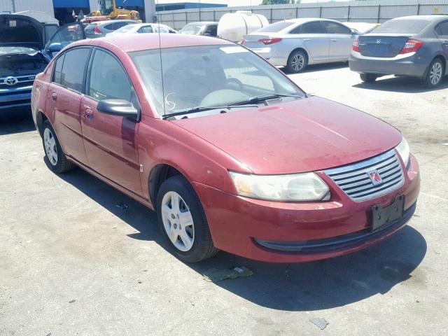 1G8AZ55F86Z162218 - 2006 SATURN ION LEVEL MAROON photo 1