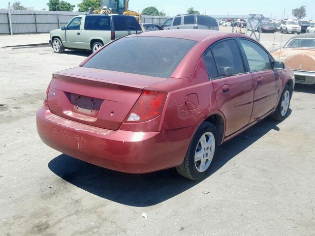 1G8AZ55F86Z162218 - 2006 SATURN ION LEVEL MAROON photo 4