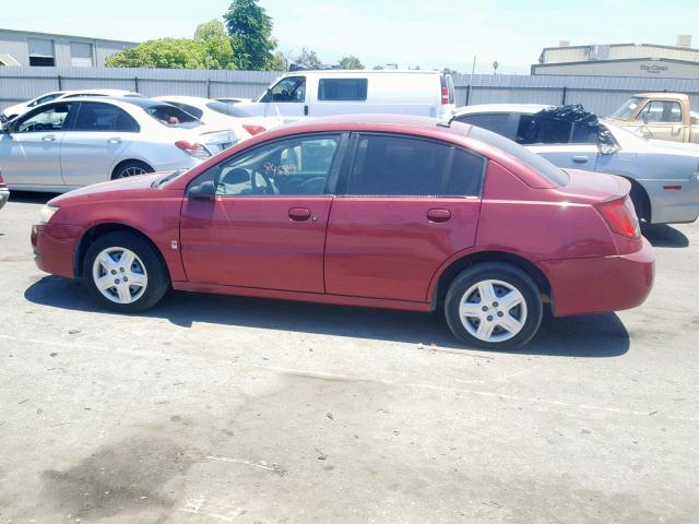 1G8AZ55F86Z162218 - 2006 SATURN ION LEVEL MAROON photo 9