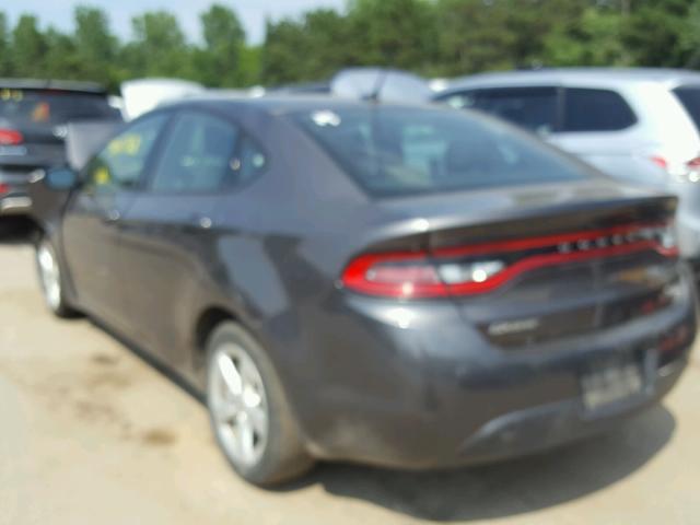 1C3CDFBB1GD591627 - 2016 DODGE DART SXT GRAY photo 3