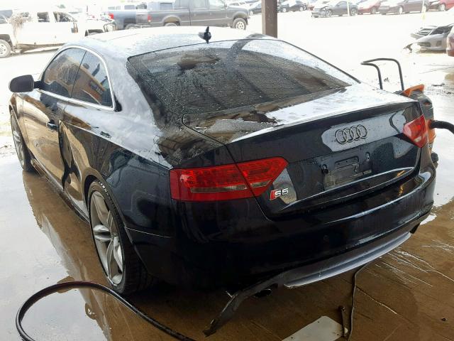 WAUVVAFR7AA040118 - 2010 AUDI S5 PRESTIG BLACK photo 3