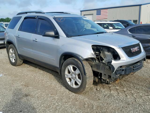 1GKLVLED6AJ103354 - 2010 GMC ACADIA SLE SILVER photo 1