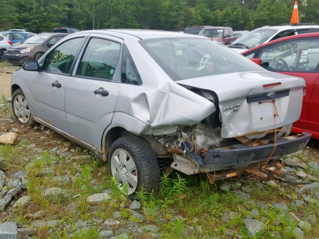 1FAFP34N77W308793 - 2007 FORD FOCUS ZX4 SILVER photo 3