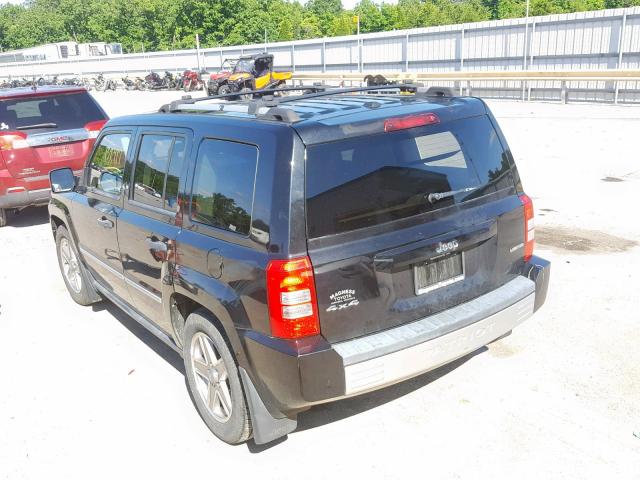 1J8FF48W48D514875 - 2008 JEEP PATRIOT LI BLACK photo 3