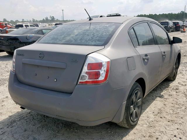 3N1AB61E39L636426 - 2009 NISSAN SENTRA 2.0 GRAY photo 4