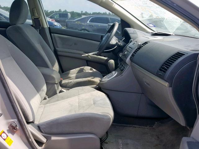 3N1AB61E39L636426 - 2009 NISSAN SENTRA 2.0 GRAY photo 5