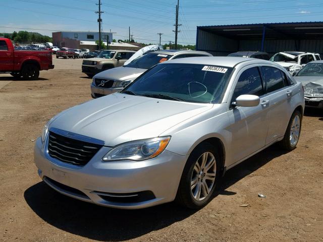 1C3CCBAB3CN179839 - 2012 CHRYSLER 200 LX SILVER photo 2