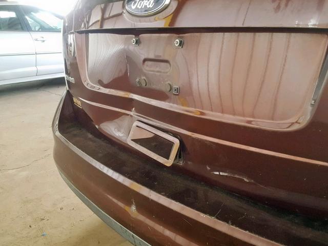 2FMDK36C19BA97599 - 2009 FORD EDGE SE MAROON photo 9