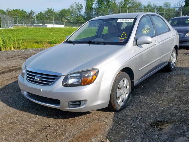 KNAFE222095657559 - 2009 KIA SPECTRA EX SILVER photo 2