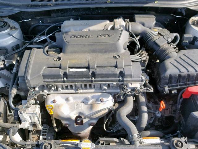 KNAFE222095657559 - 2009 KIA SPECTRA EX SILVER photo 7