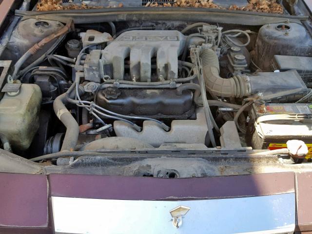 1C3XC66R2LD888380 - 1990 CHRYSLER NEW YORKER MAROON photo 7