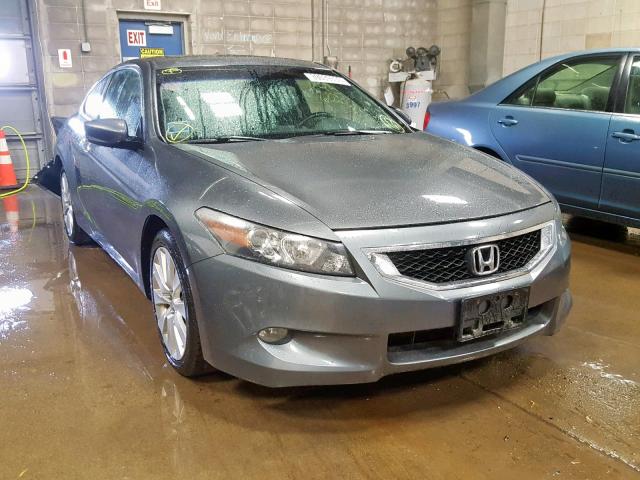 1HGCS22898A000723 - 2008 HONDA ACCORD EXL GRAY photo 1