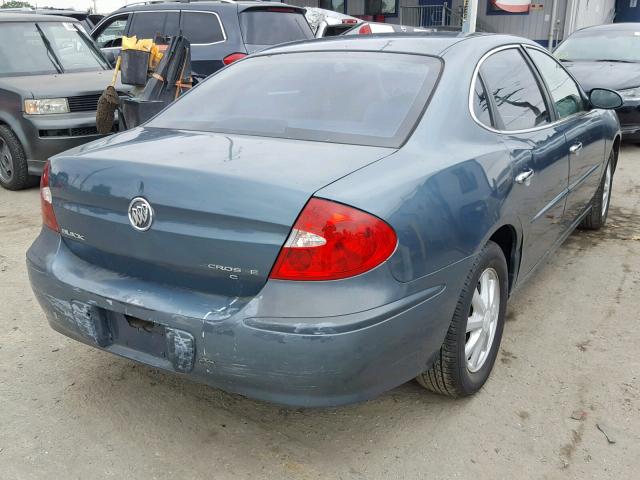 2G4WD582X61106790 - 2006 BUICK LACROSSE C BLUE photo 4