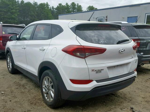 KM8J2CA43JU660184 - 2018 HYUNDAI TUCSON SE WHITE photo 3