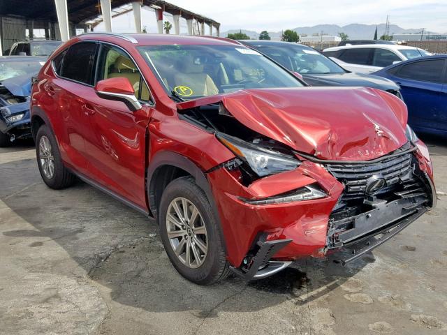 JTJYARBZ9K2125325 - 2019 LEXUS NX 300 RED photo 1