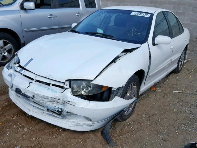 1G1JH52FX37355693 - 2003 CHEVROLET CAVALIER L WHITE photo 2