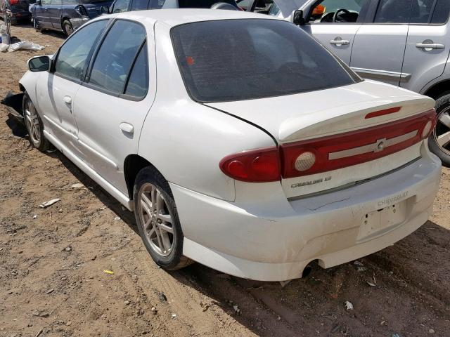 1G1JH52FX37355693 - 2003 CHEVROLET CAVALIER L WHITE photo 3