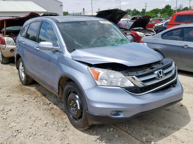 5J6RE4H73BL029148 - 2011 HONDA CR-V EXL BLUE photo 1