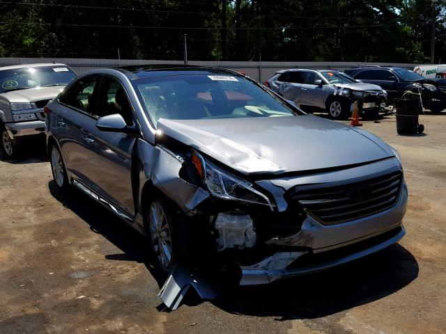 5NPE34AF6FH106455 - 2015 HYUNDAI SONATA SPO SILVER photo 1