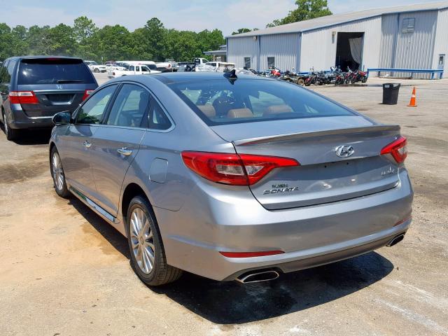 5NPE34AF6FH106455 - 2015 HYUNDAI SONATA SPO SILVER photo 3