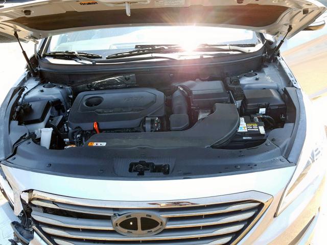 5NPE34AF6FH106455 - 2015 HYUNDAI SONATA SPO SILVER photo 7