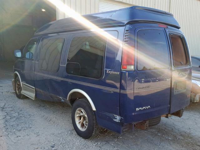 1GDFG15R721227049 - 2002 GMC SAVANA RV BLUE photo 3