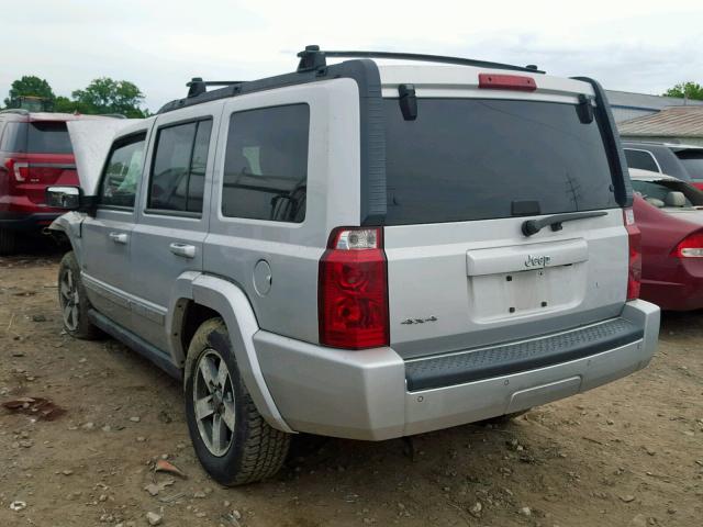 1J8HG48K96C354742 - 2006 JEEP COMMANDER SILVER photo 3