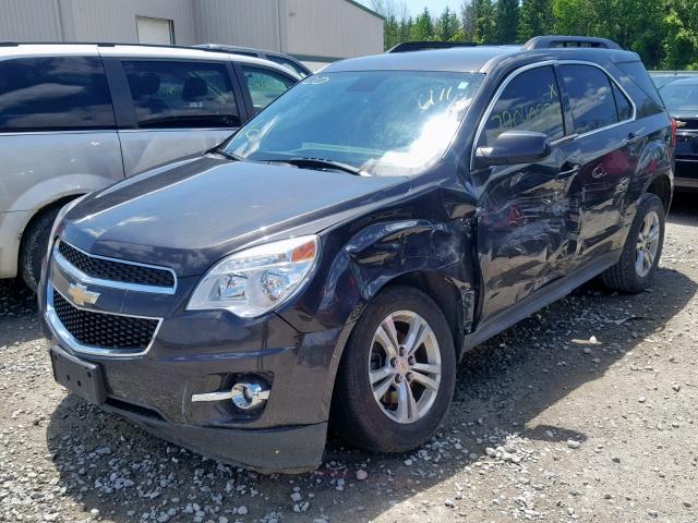 1GNALCEK0FZ134123 - 2015 CHEVROLET EQUINOX LT BLACK photo 2