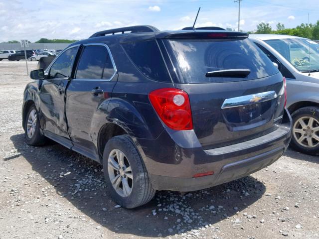 1GNALCEK0FZ134123 - 2015 CHEVROLET EQUINOX LT BLACK photo 3