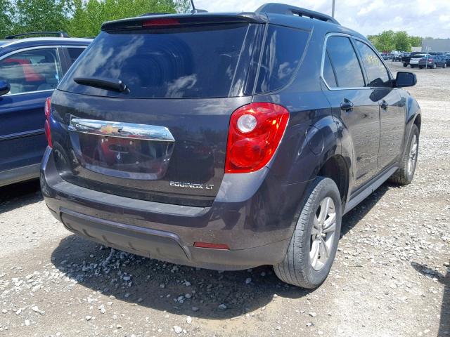 1GNALCEK0FZ134123 - 2015 CHEVROLET EQUINOX LT BLACK photo 4