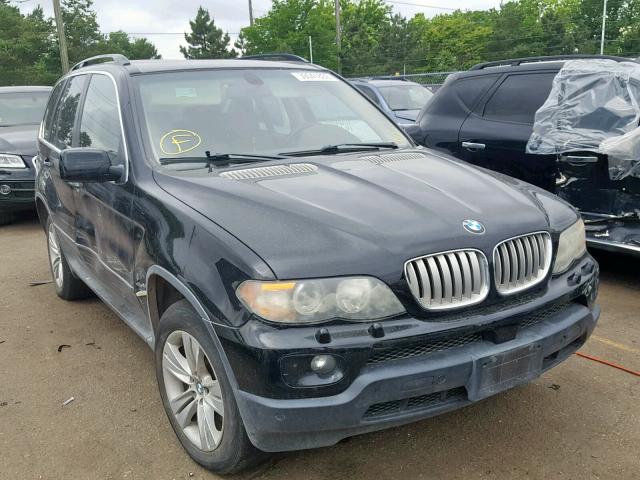 5UXFB53504LV06035 - 2004 BMW X5 4.4I BLACK photo 1