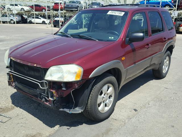 4F2CZ96133KM11909 - 2003 MAZDA TRIBUTE ES 勃艮第红 照片 2