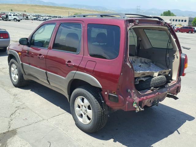 4F2CZ96133KM11909 - 2003 MAZDA TRIBUTE ES BURGUNDY photo 3