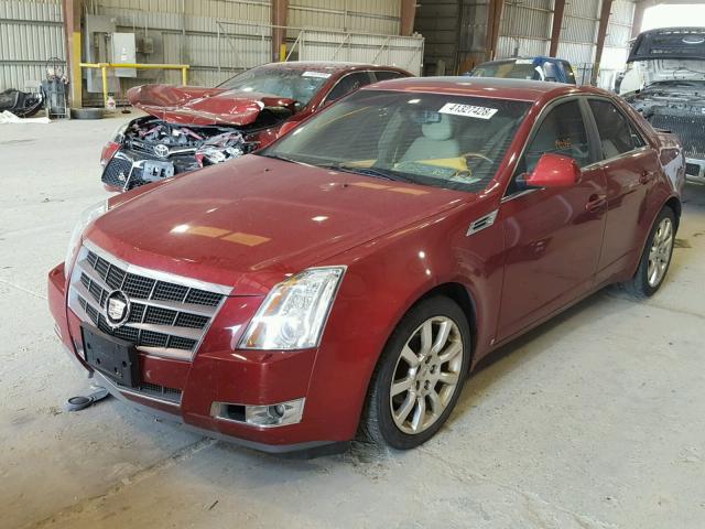 1G6DU57V790159473 - 2009 CADILLAC CTS HI FEA RED photo 2