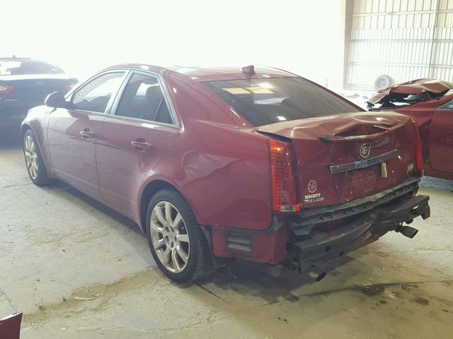 1G6DU57V790159473 - 2009 CADILLAC CTS HI FEA RED photo 3